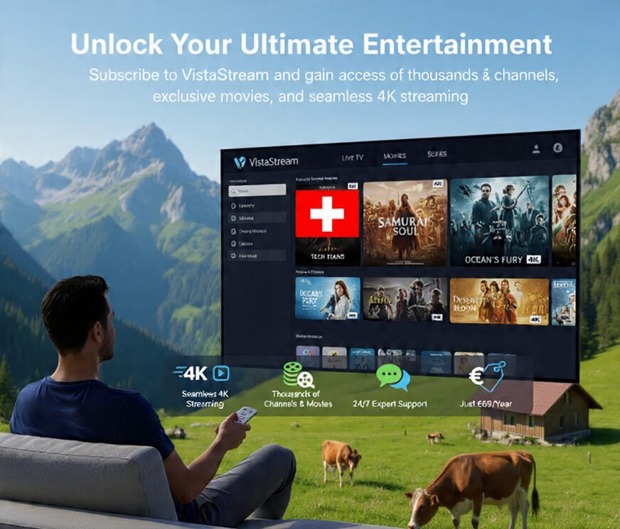 Teste IPTV Suisse 24 Kostenlos für 24 Stunden – Über 22’000 Sender Live!